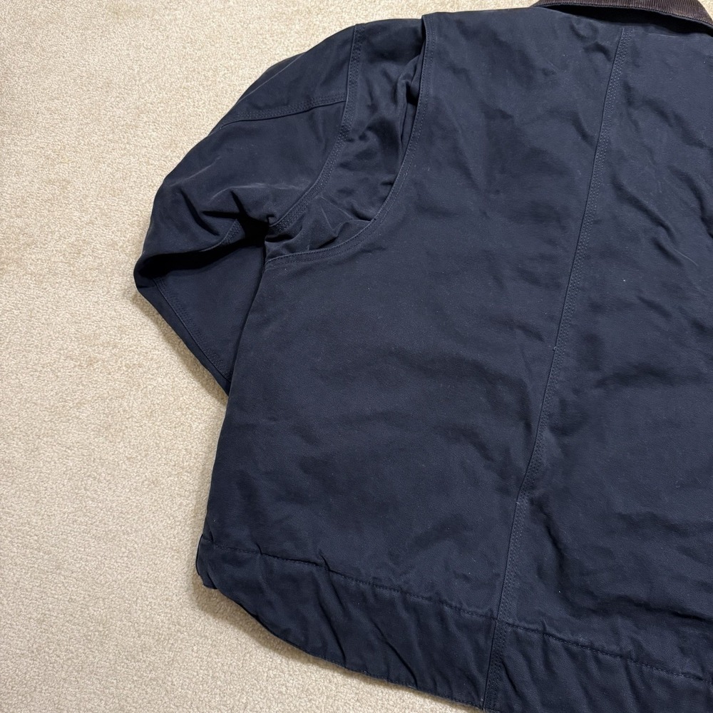 Dri Duck Outlaw Jacket Men's Large L Black Canvas Quilt Lined Dri-Duck Detroit - Picture 15 of 16